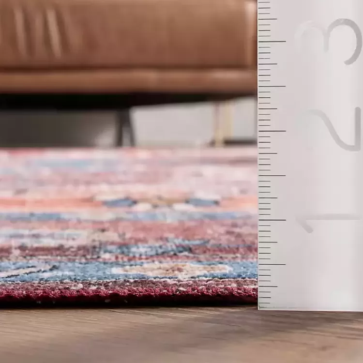 orange_medallion_washable_area_rug_x_7.webp Orange Medallion Washable Area Rug, 4x6>Kirklands Home New