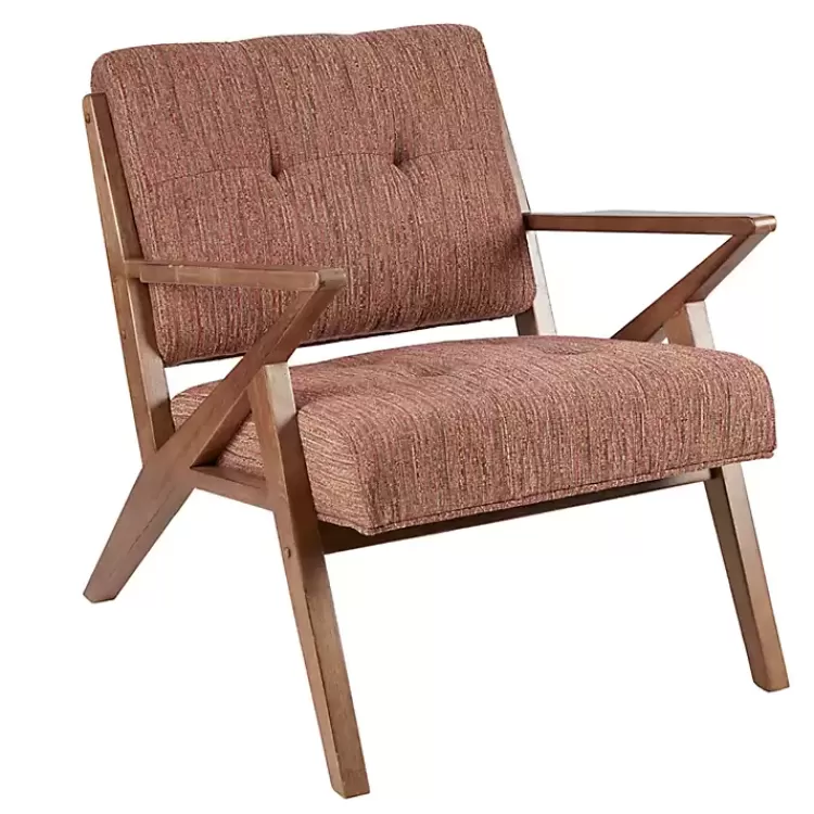 Mid-Century Pecan Finish Accent Chair>Kirklands Home Hot