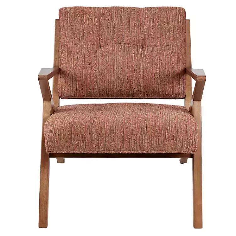 Mid-Century Pecan Finish Accent Chair>Kirklands Home Hot