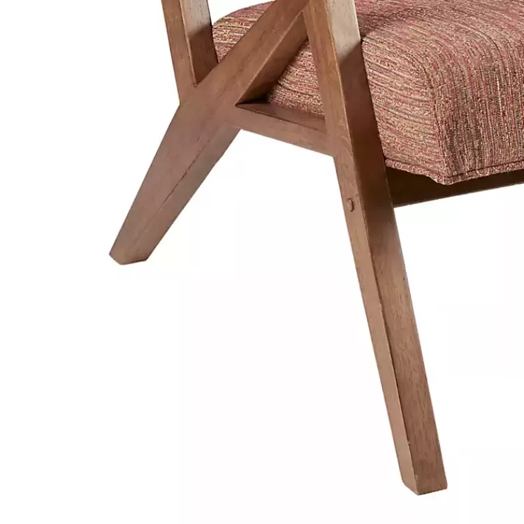 orange_midcentury_pecan_finish_accent_chair_2.webp Mid-Century Pecan Finish Accent Chair>Kirklands Home Hot