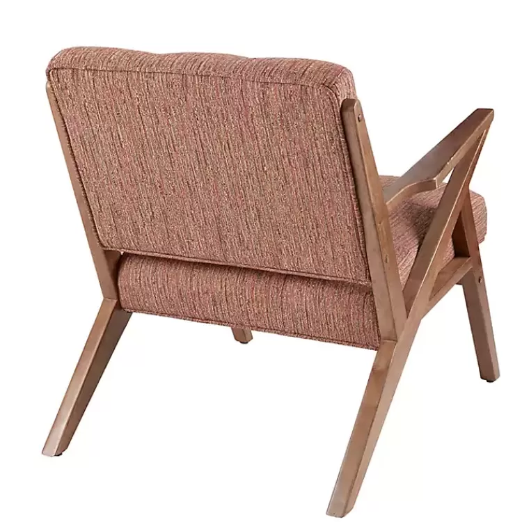orange_midcentury_pecan_finish_accent_chair_3.webp Mid-Century Pecan Finish Accent Chair>Kirklands Home Hot
