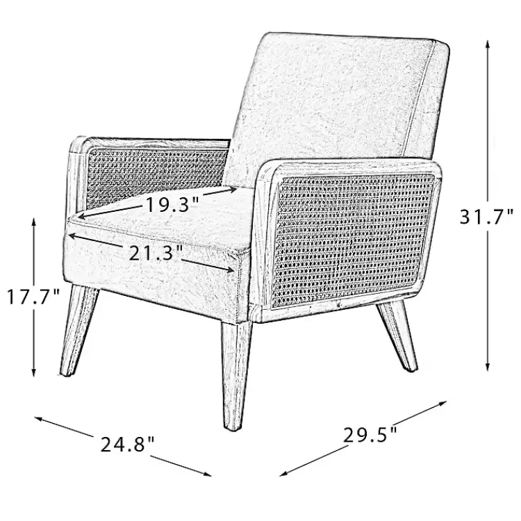 orange_rattan_accent_chair_6.webp Orange Rattan Accent Chair>Kirklands Home Shop