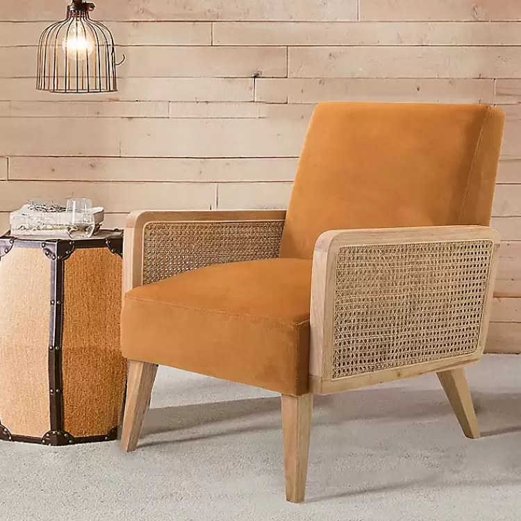 orange_rattan_accent_chair_7.webp Orange Rattan Accent Chair>Kirklands Home Shop