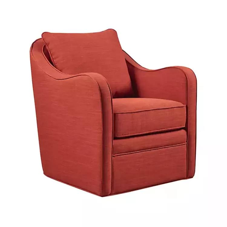 Swivel Upholstered Wide Seat Accent Chair>Kirklands Home Cheap