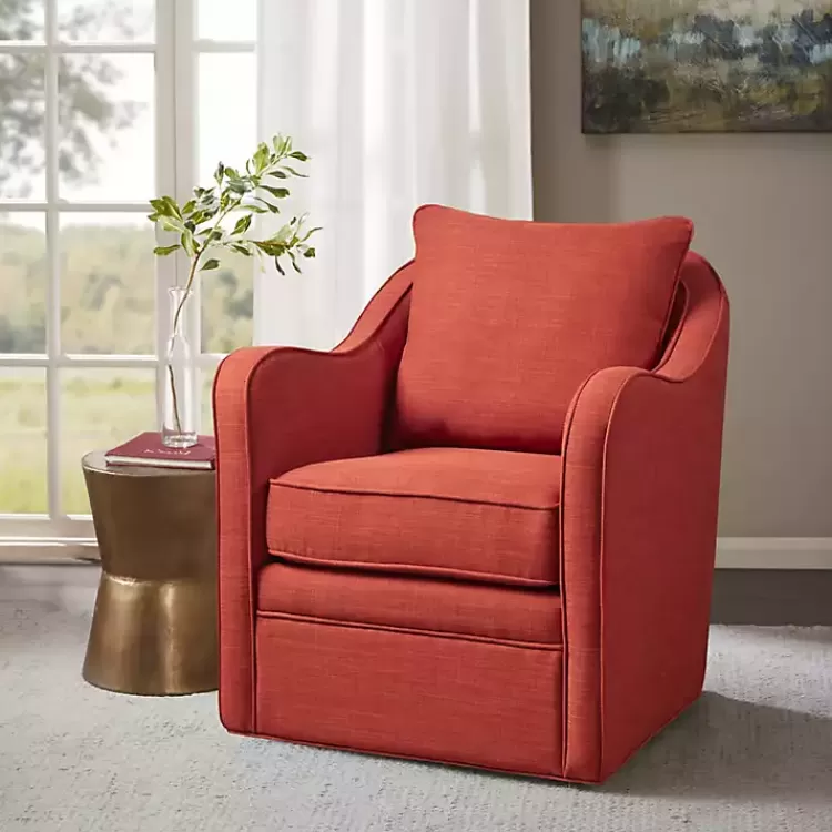 Swivel Upholstered Wide Seat Accent Chair>Kirklands Home Cheap
