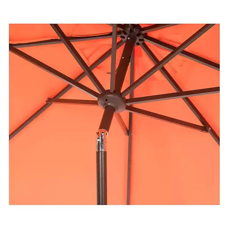 orange_tilt_crank__ft_outdoor_metal_umbrella_2.webp Tilt Crank 9 ft. Outdoor Metal Umbrella>Kirklands Home Sale