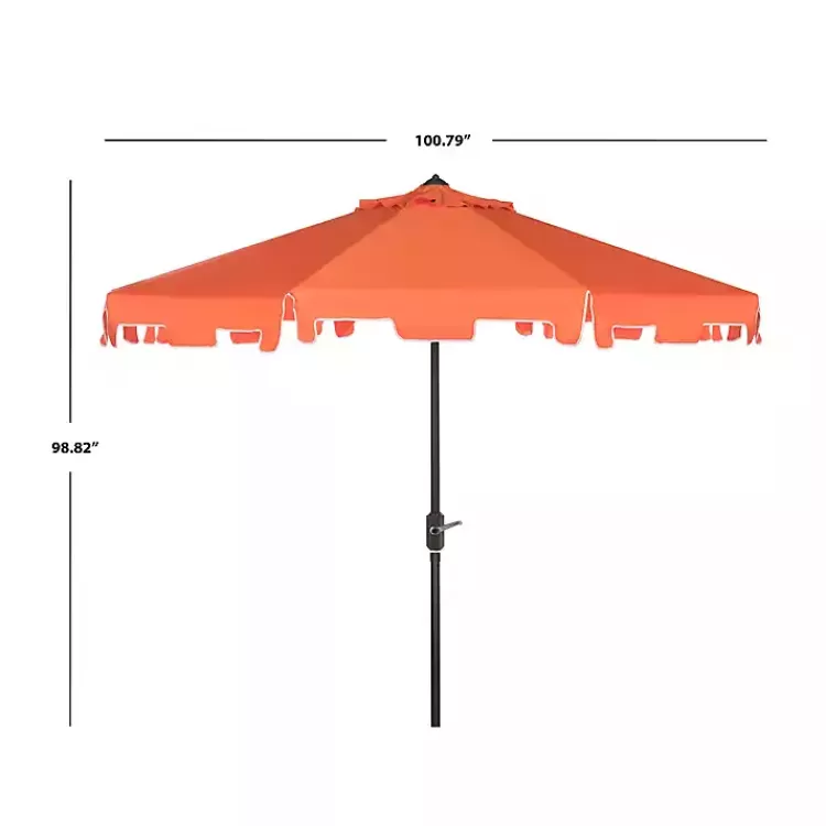orange_tilt_crank__ft_outdoor_metal_umbrella_3.webp Tilt Crank 9 ft. Outdoor Metal Umbrella>Kirklands Home Sale
