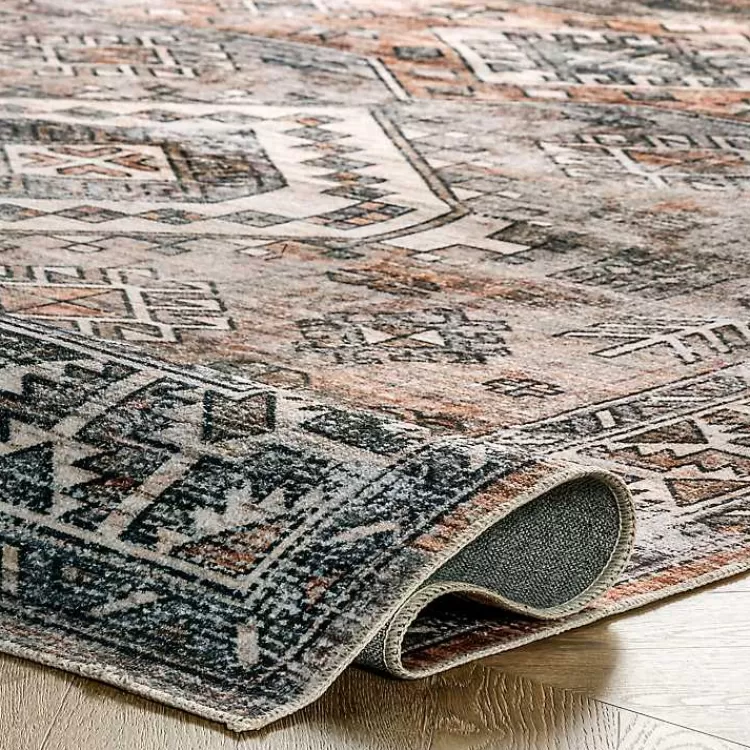 orange_tribal_washable_area_rug_x_3-1.webp Orange Tribal Washable Area Rug, 6x9>Kirklands Home Shop