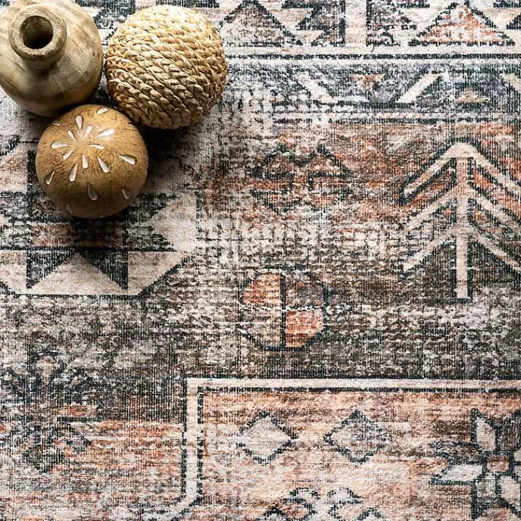 orange_tribal_washable_area_rug_x_5-1.webp Orange Tribal Washable Area Rug, 6x9>Kirklands Home Shop