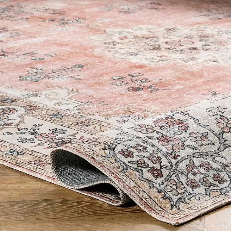 orange_vintage_floral_washable_runner_4.webp Vintage Floral Washable Runner>Kirklands Home Online