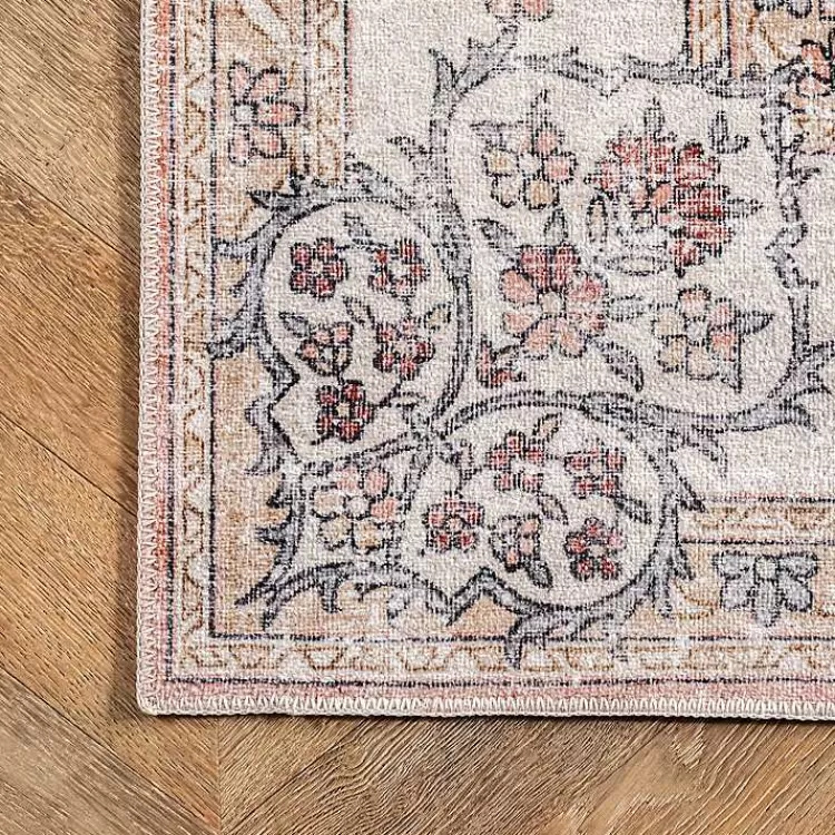 orange_vintage_floral_washable_runner_5.webp Vintage Floral Washable Runner>Kirklands Home Online
