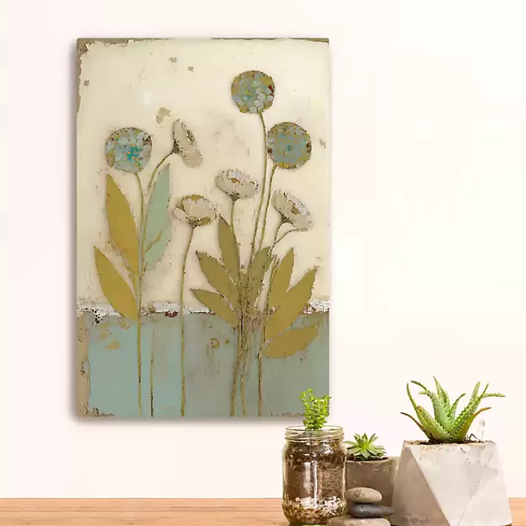 Orbloom Floral Encaustic Canvas Art Print>Kirklands Home Cheap