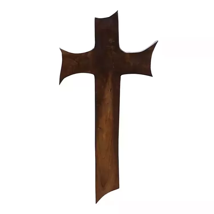Organic Shape Cross Wall Plaque, 20 in.>Kirklands Home Online