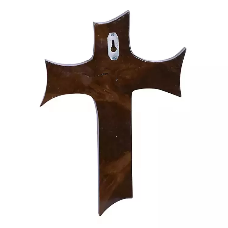 Organic Shape Cross Wall Plaque, 14 in.>Kirklands Home New