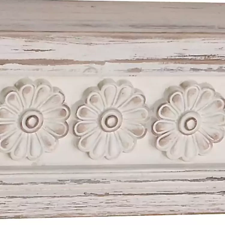 Ornate Farmhouse Wooden Wall Shelf, 28 in.>Kirklands Home Outlet