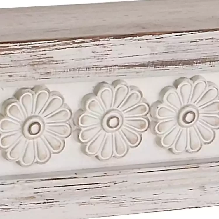 ornate_farmhouse_wooden_wall_shelf__in_2.webp Ornate Farmhouse Wooden Wall Shelf, 36 in.>Kirklands Home Discount