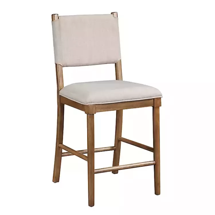 Oslo Cream Upholstered Counter Stools, Set of 2>Kirklands Home Clearance