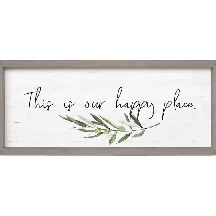 Our Happy Place Wall Plaque>Kirklands Home Discount
