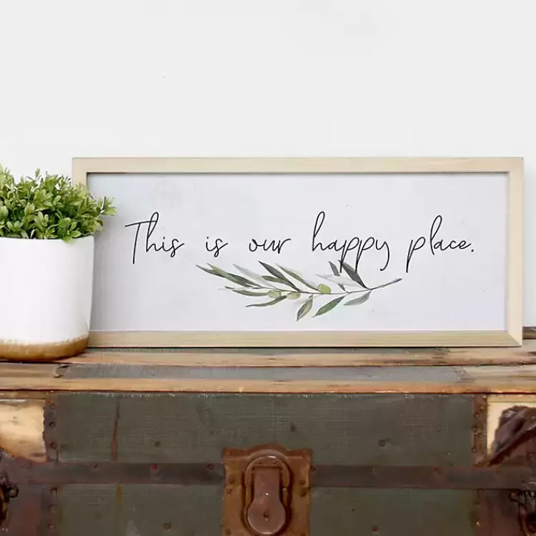 Our Happy Place Wall Plaque>Kirklands Home Discount