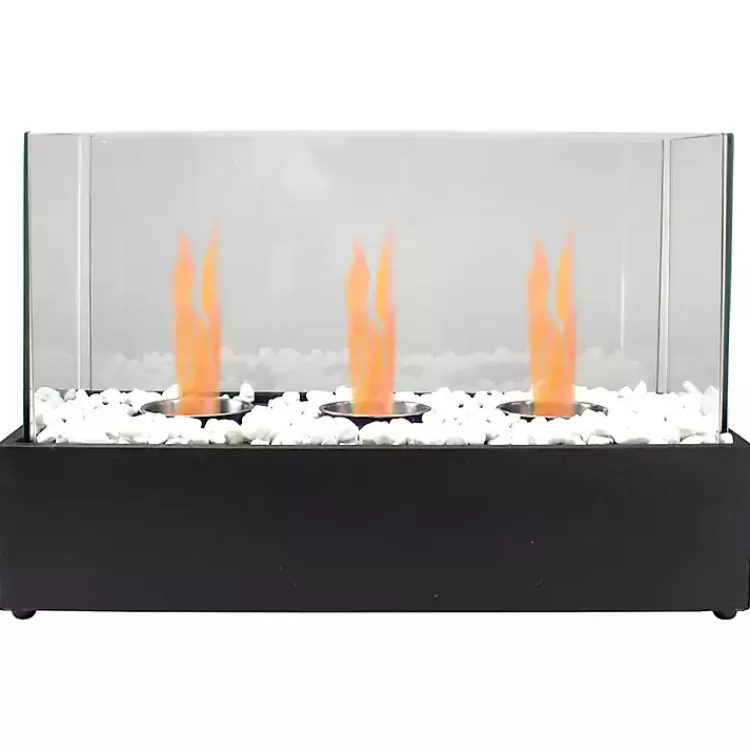 Outdoor Triple Flame Tabletop Fireplace>Kirklands Home Clearance