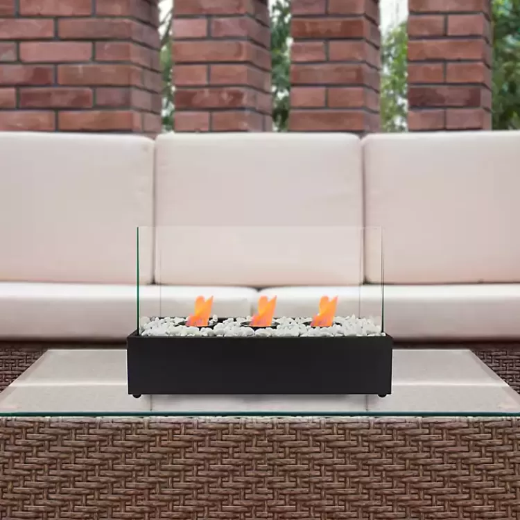 Outdoor Triple Flame Tabletop Fireplace>Kirklands Home Clearance