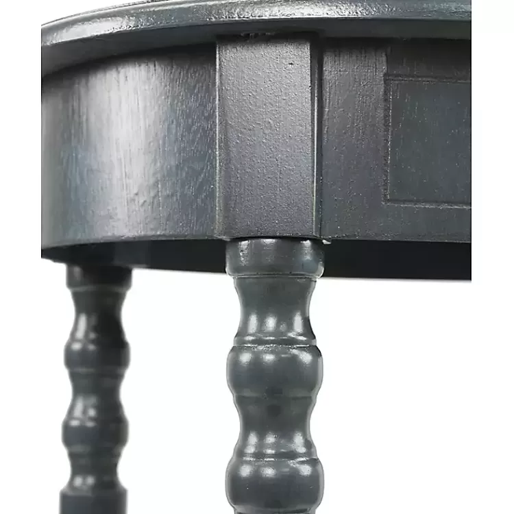 oval_antique_navy_accent_table_3.webp Oval Antique Navy Accent Table>Kirklands Home Flash Sale