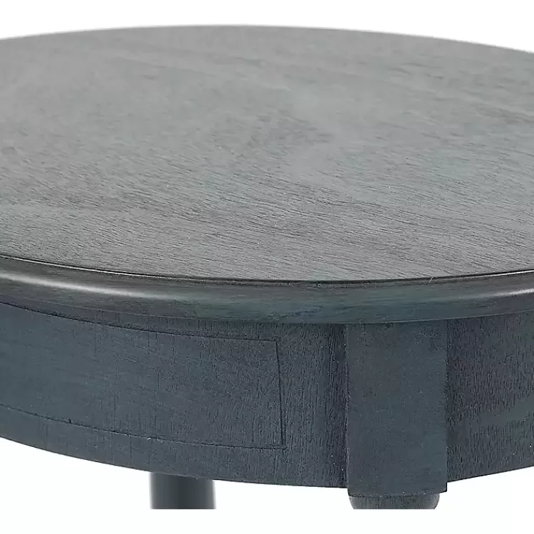 oval_antique_navy_accent_table_5.webp Oval Antique Navy Accent Table>Kirklands Home Flash Sale