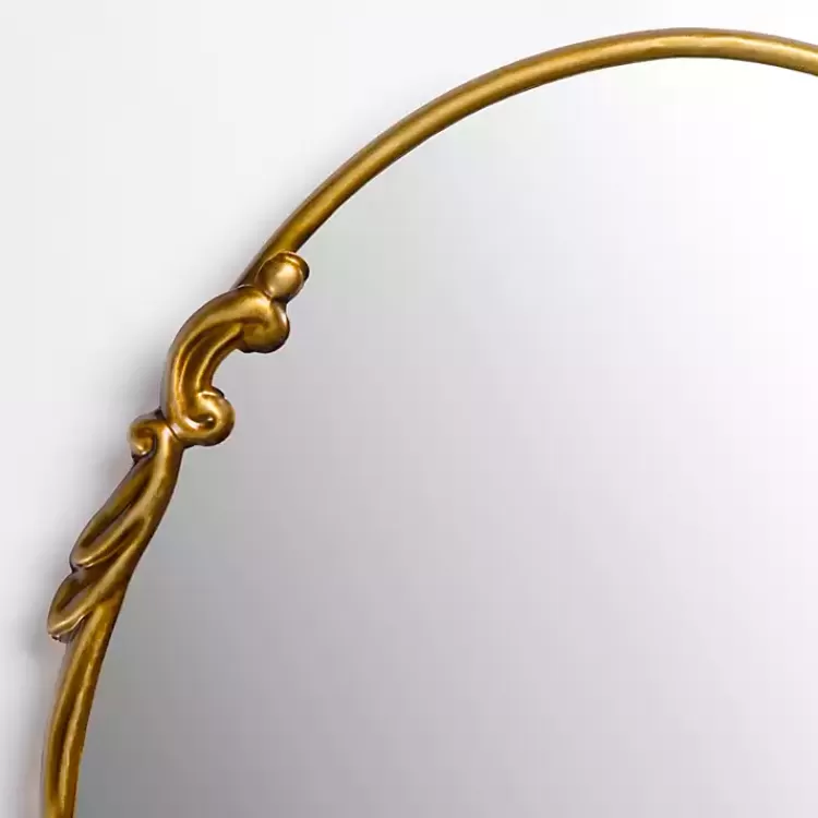 Oval Louisa Gold Wall Mirror>Kirklands Home Cheap