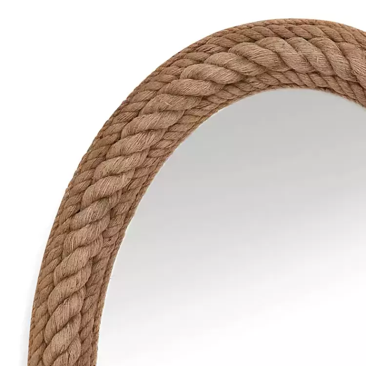 Oval Lyla Natural Rope Wall Mirror>Kirklands Home Hot