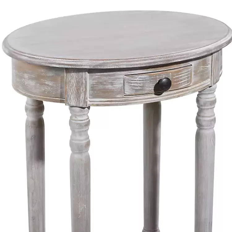 oval_whitewashed_pine_wood_side_table_2.webp Oval washed Pine Wood Side Table>Kirklands Home Store