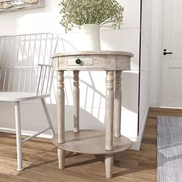 oval_whitewashed_pine_wood_side_table_7.webp Oval washed Pine Wood Side Table>Kirklands Home Store