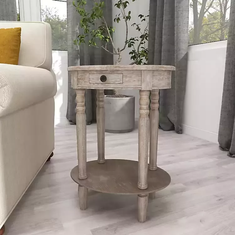 oval_whitewashed_pine_wood_side_table_9.webp Oval washed Pine Wood Side Table>Kirklands Home Store