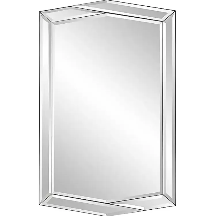 Overlapping Asymmetrical Bevel Wall Mirror>Kirklands Home Best
