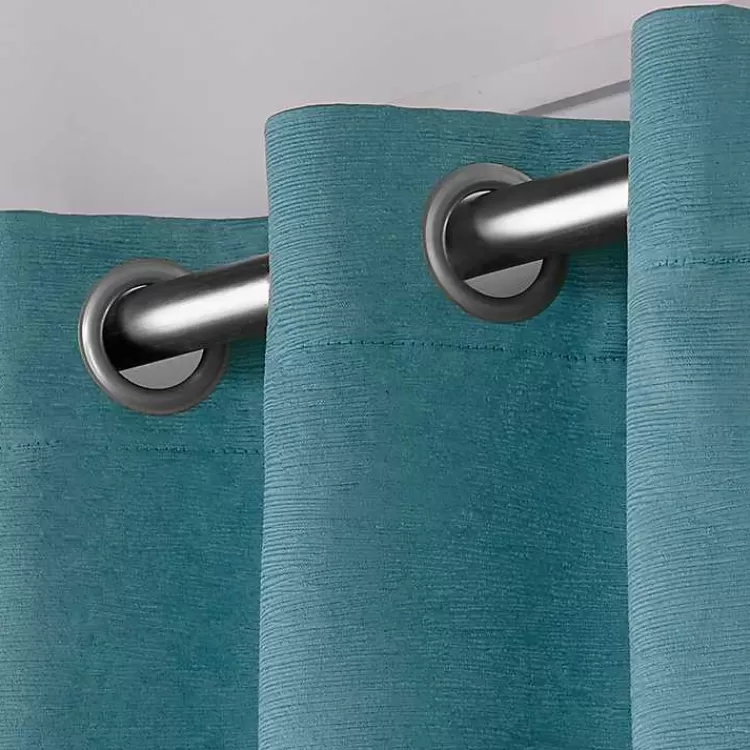 oxford_teal_thermal_curtain_panel_set__in_2.webp Oxford Teal Thermal Curtain Panel Set, 84 in.>Kirklands Home Hot