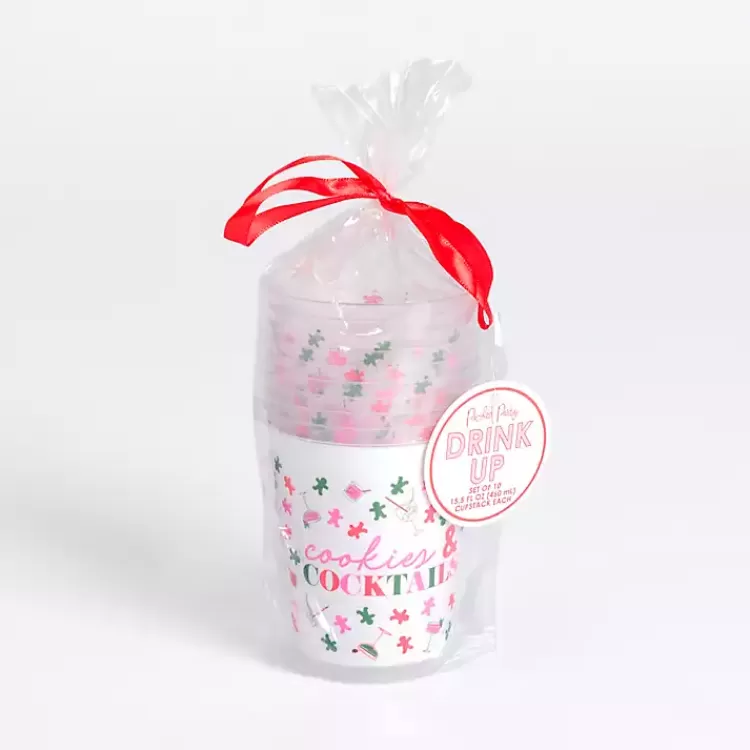 Packed Party Cookies & Cocktails 10-pc. Cup Set>Kirklands Home Cheap