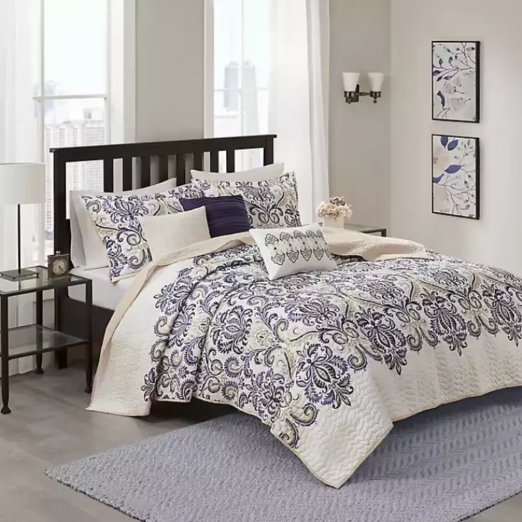 Paisley California King 6-pc. Coverlet Set>Kirklands Home Outlet