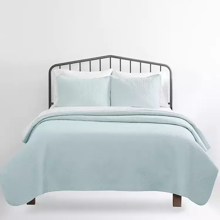 Pale Herring 3-pc. Queen Quilted Coverlet Set>Kirklands Home Cheap