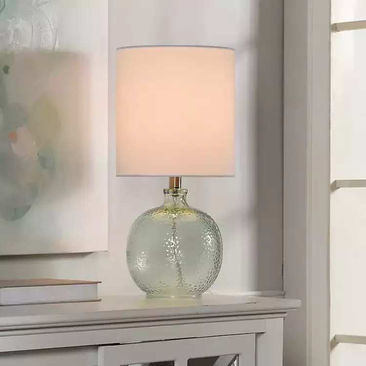 Pale Blue Tinted Glass Jug Table Lamp>Kirklands Home Discount