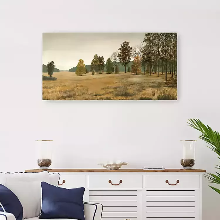 Panorama Tree Landscape Canvas Art Print>Kirklands Home Best Sale