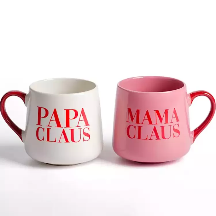 Papa and Mama Claus Mugs, Set of 2>Kirklands Home Flash Sale