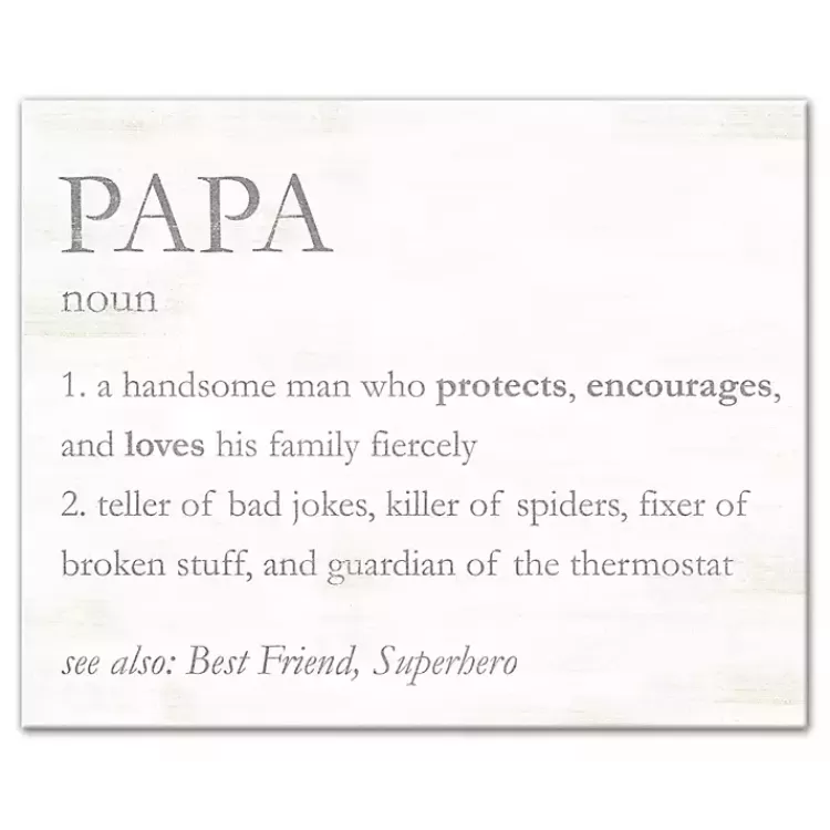 Papa Definition Wall Plaque>Kirklands Home Best
