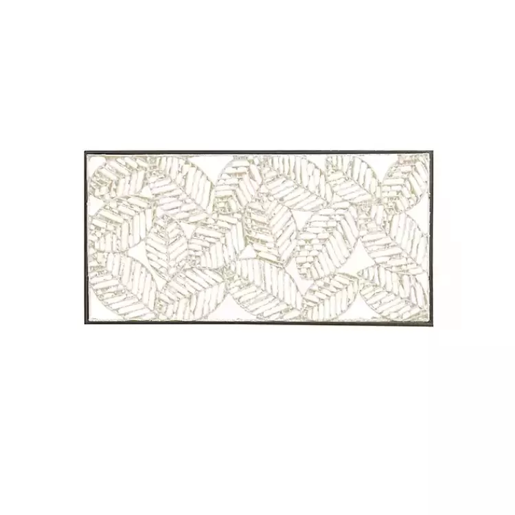 Paper Cloaked Leaves Metal Plaque>Kirklands Home Hot