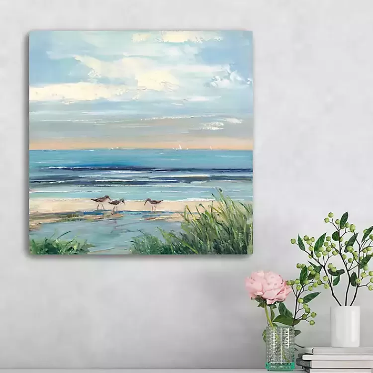 Paradise Beach Canvas Art Print, 20x20 in.>Kirklands Home Hot