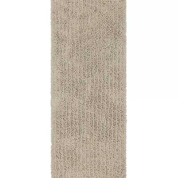 Parchment Lofty Pile Chenille Bath Mat, 34 in.>Kirklands Home New