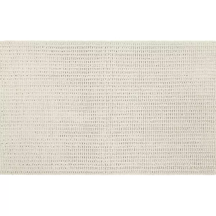 Parchment Memory Foam Chenille Bath Mat, 34 in.>Kirklands Home Discount