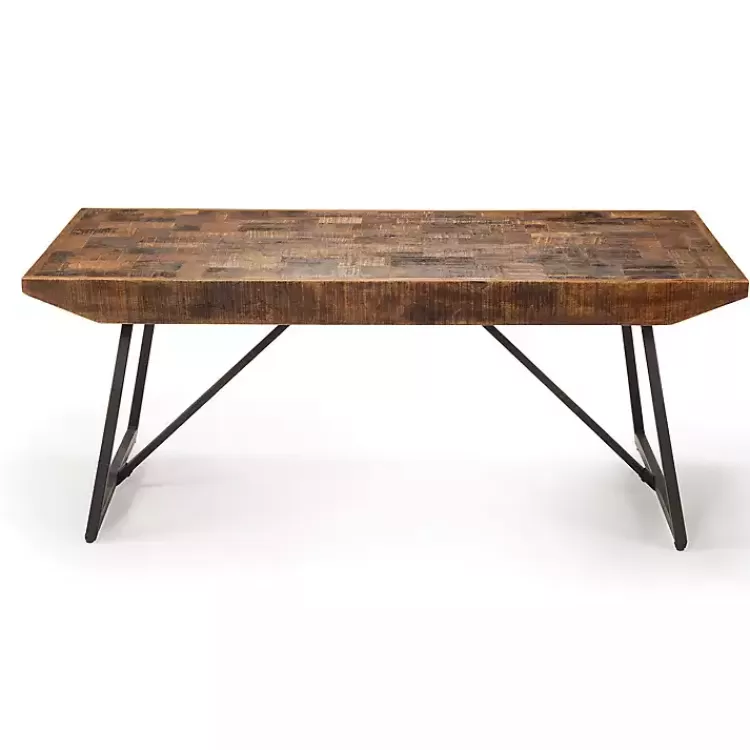 Parquet Willa Metal Base Coffee Table>Kirklands Home Clearance