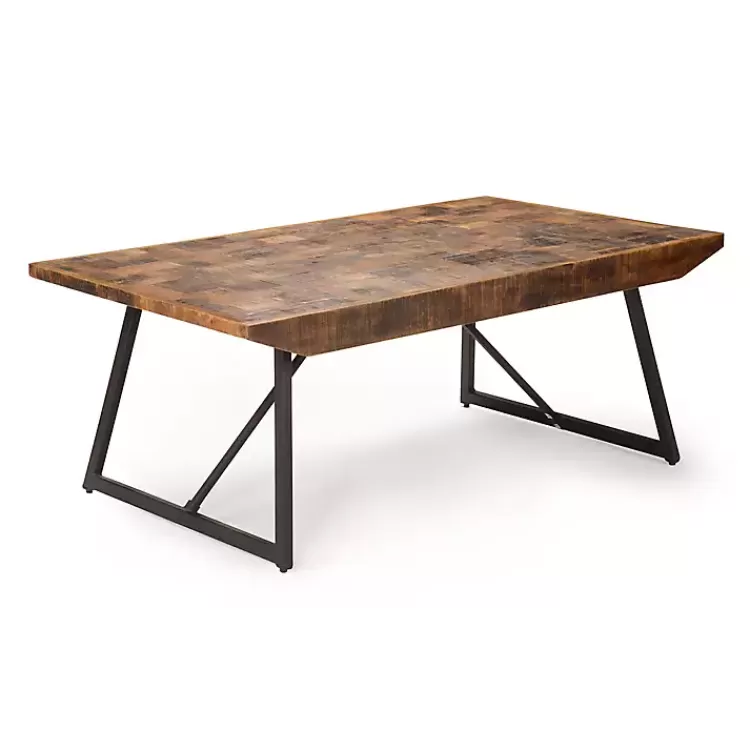 Parquet Willa Metal Base Coffee Table>Kirklands Home Clearance