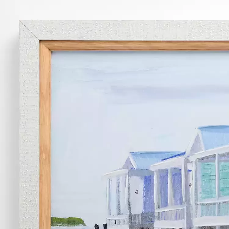 Pastel Beach Houses Framed Art Print>Kirklands Home Shop