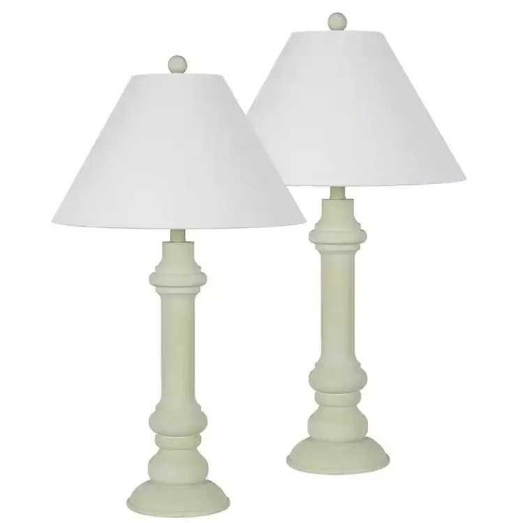Pastel Green Coastal Ariel Table Lamps, Set of 2>Kirklands Home Cheap