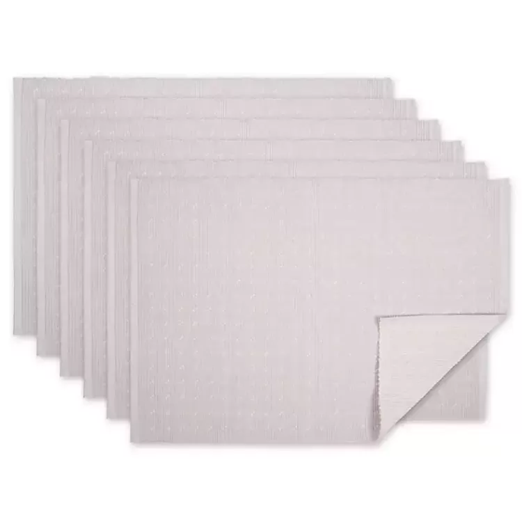 Pastel Lavender Fog Dobby Placemats, Set of 6>Kirklands Home Best Sale